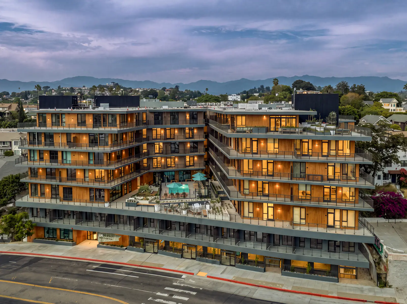Exterior - Illuminated Evening Facade